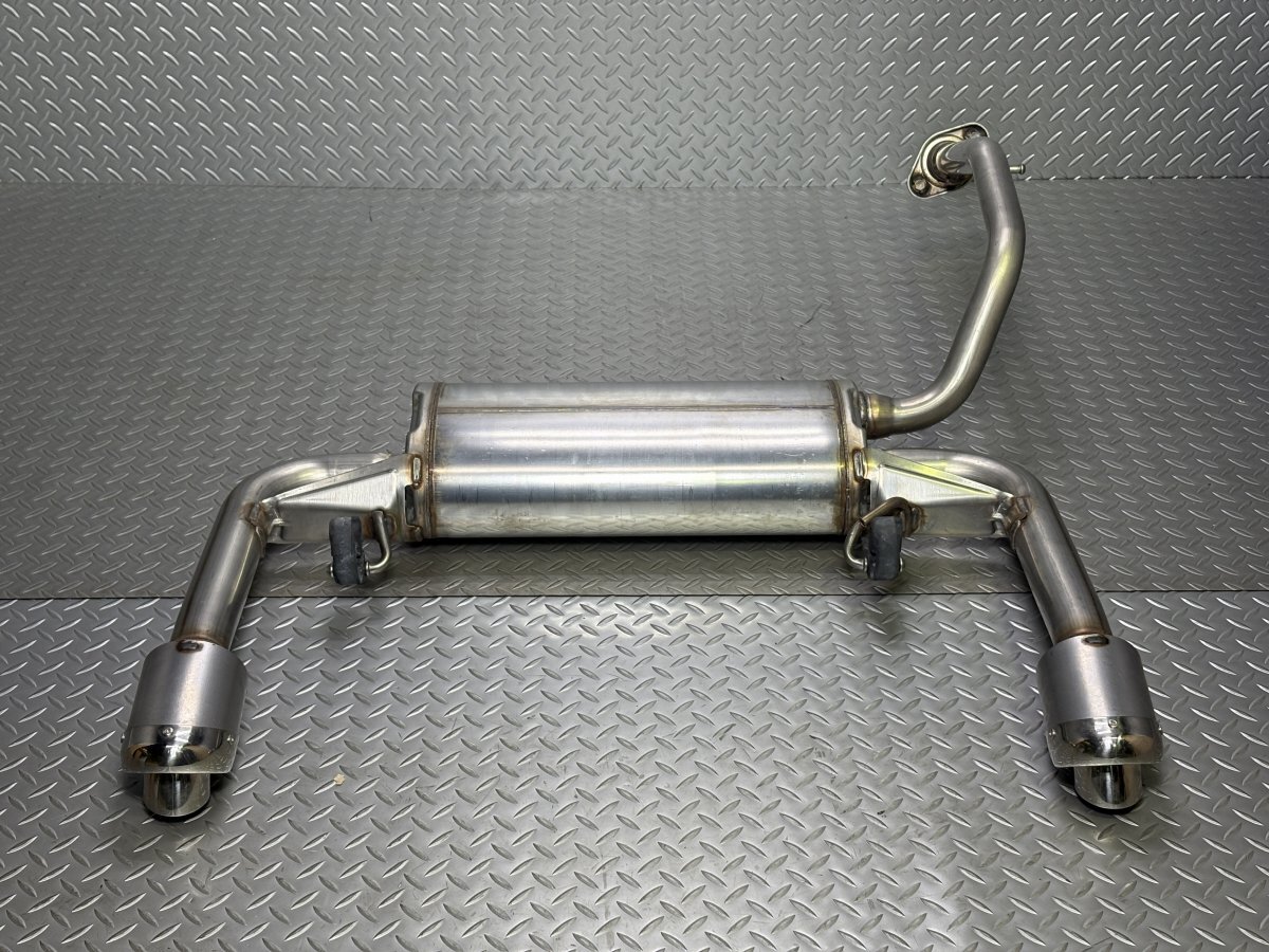 【新車外し】LA400A コペン GR SPORT 純正 マフラー 品番DAIHATSU 1B223 SANKEI (24100094)拍卖