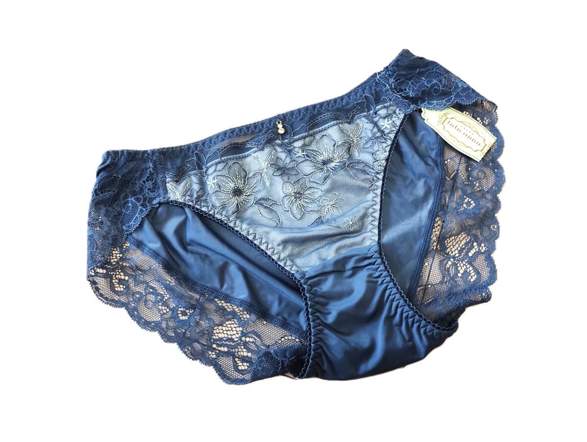 241127 新品 Tutuanna チュチュアンナ シンプル ショーツ ネイビー M レース ストーン 14-7770拍卖