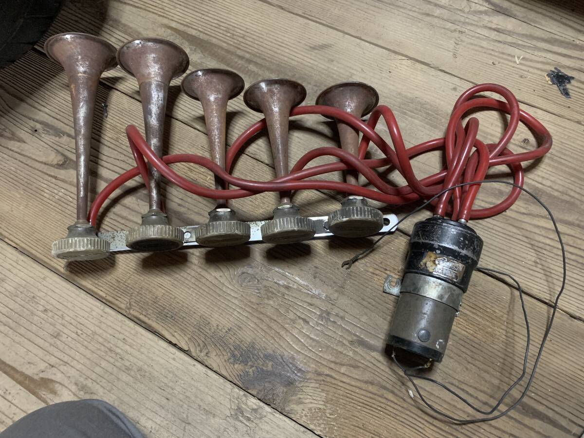 当時物 希少 金属 5連ミュージック 曲名オーソレミオ 暴走族 作動確認済み!拍卖