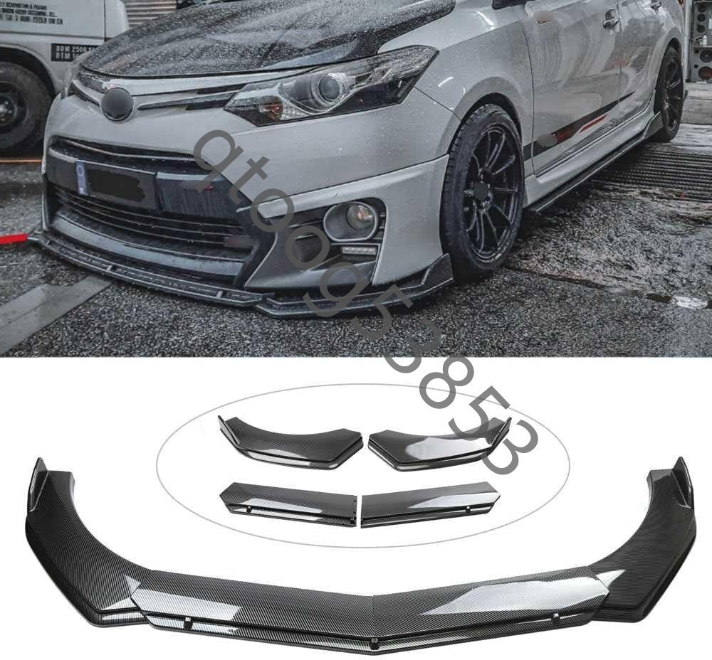 トヨタ マーク X 120系130系 適用 フロント バンパー リップ スポイラー バンパースポイラー 4分割式 フロント バンパー スポイラー カバー拍卖