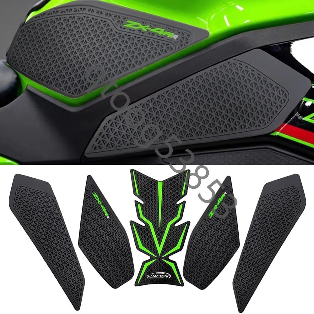 FOR 2023 ZX4R ZX-4R ZX4rr ZX4RRオートバイ新しい魚の骨ペースト燃料タンクトラクションサイドパッド膝パッドデカール保護ペースト ZX4RR拍卖