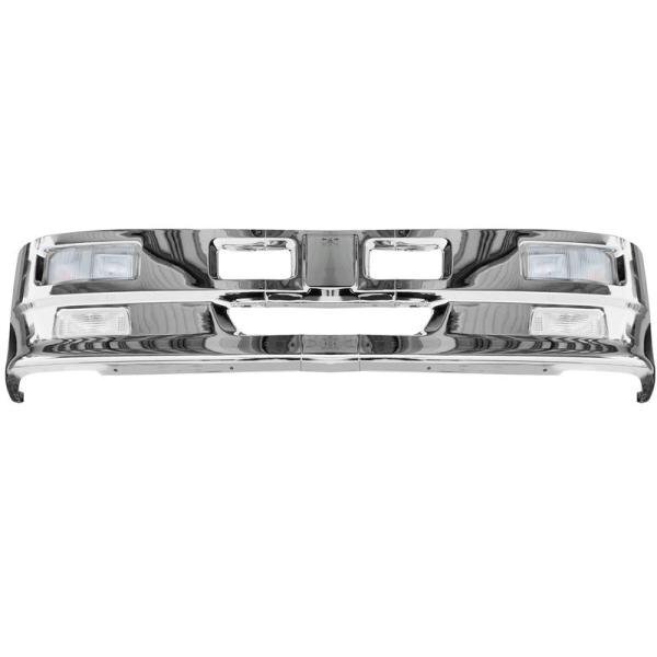 三菱ふそうNEWキャンターH5.11-H14.06ワイドメッキハイブリッドフロントバンパー2000x450フォグランプ取り付け JP-C030W+BST09+BST13+fog拍卖