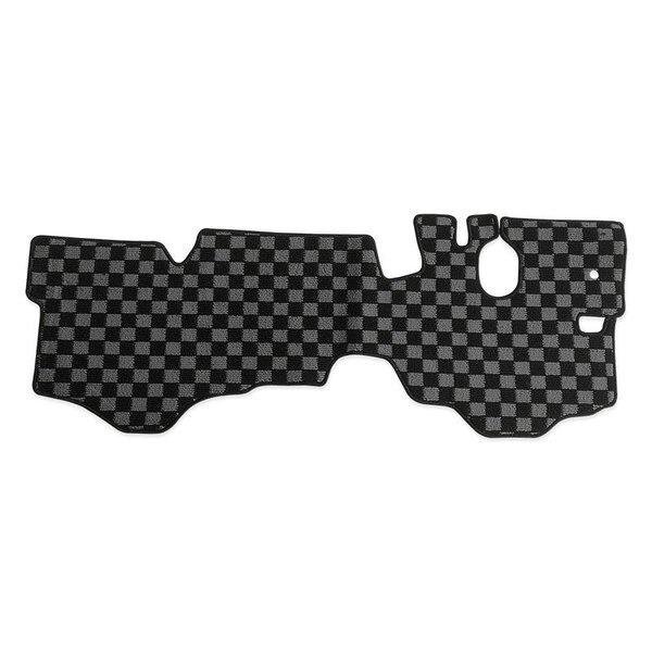 マツダ タイタン / タイタン ダッシュ H12年-H22年 標準 フロアマット F グレー x ブラック チェック 灰x黒 トラック マット PA-TFM19-G拍卖