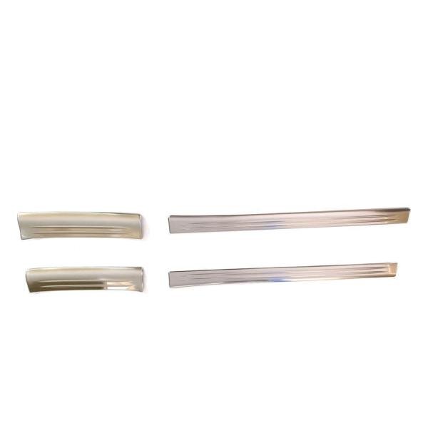 ホンダ 新型ヴェゼル RV系 サイドステップ内側 スカッフプレート フロント・リアセット 4P シルバー ステンレス製 JP-VZ-15CM拍卖