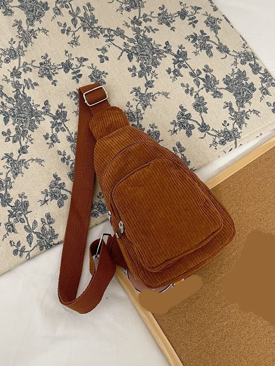 バッグ レディース ウエストバッグ ミニ プレーン ミニマリスト ラグジュアリー コーデュロイ レオパード プリント チェストバッ拍卖