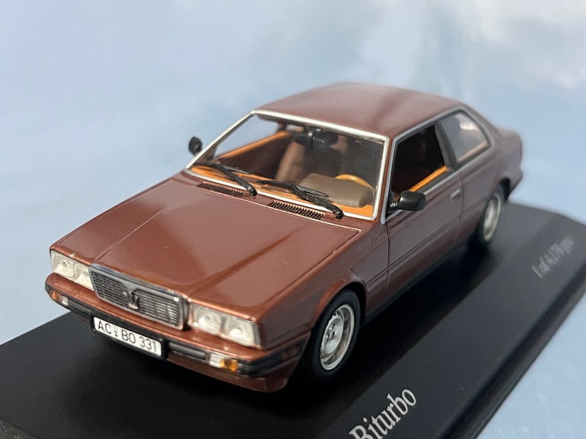 ミニチャンプス製 マセラッティ ビトゥルボ  1982年  1/43拍卖