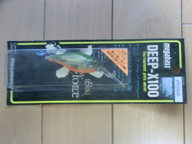 新品未開封 メガバス ディープX DEEP-X 100 1999 GPクラックジャングル MEGABASS拍卖