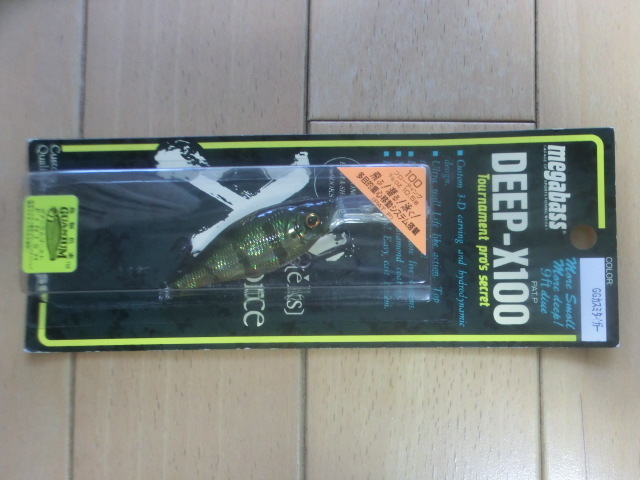 新品未開封 メガバス ディープX DEEP-X 100 1999 GGカスミタイガー MEGABASS拍卖