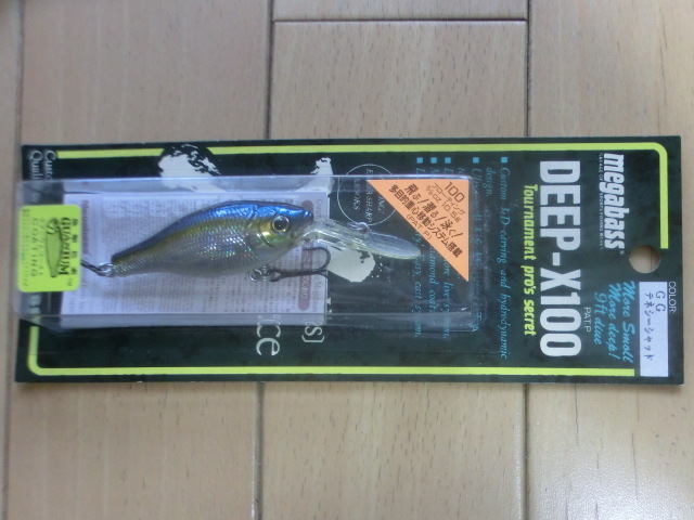 新品未開封 メガバス ディープX DEEP-X 100 1997 GGテネシーシャッド MEGABASS拍卖