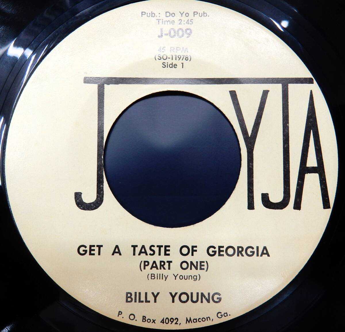 EP) BILLY YOUNG GET A TASTE OF GEORGIA拍卖