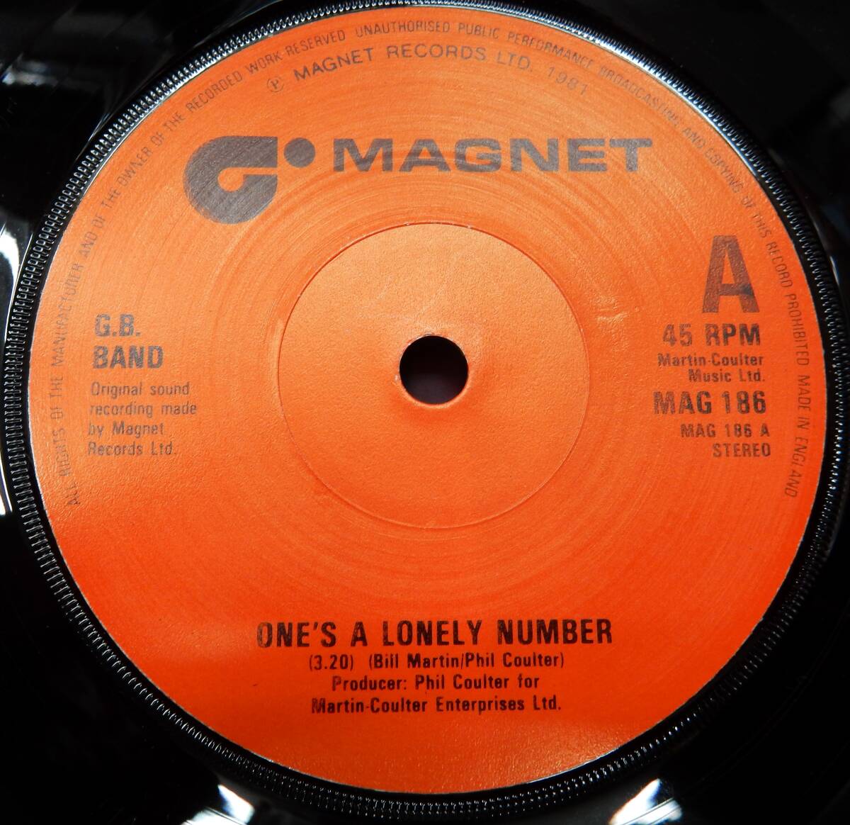 EP) G.B.BAND ONE'S A LONELY NUMBER拍卖