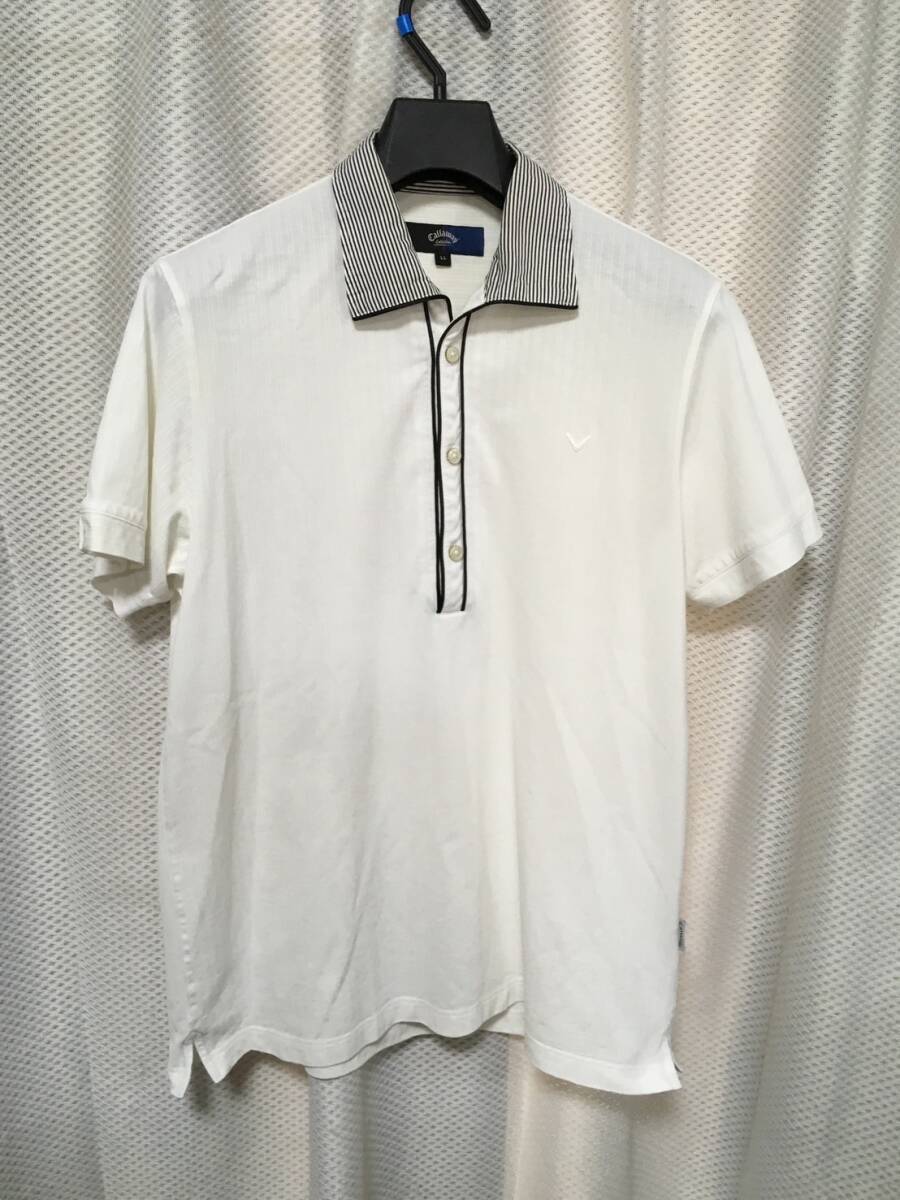 お買い得66N/LL♪♪キャロウェイ ゴルフ 半袖ポロシャツ Used 拍卖