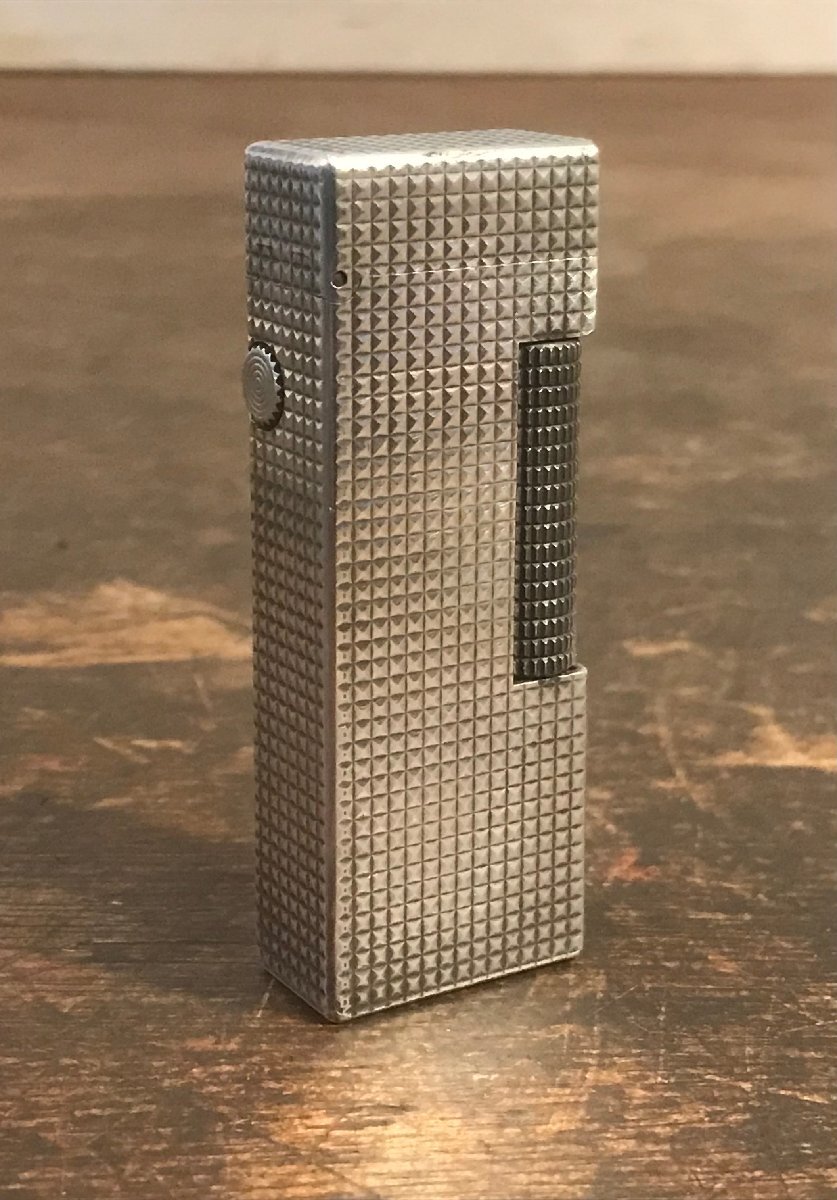 SS-6330■送料込■dunhill ガスライター ライター シルバーカラー 喫煙具 煙草 アンティーク レトロ 78g●ジャンク扱い●発火石なし/くATら拍卖