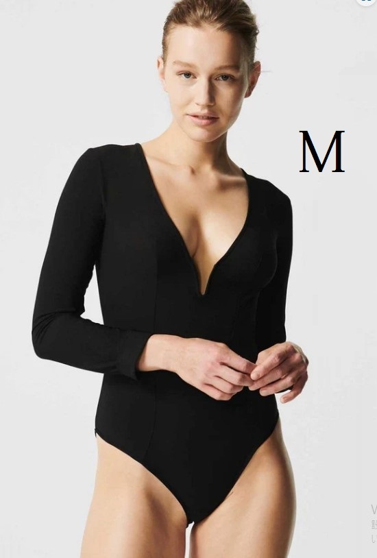 M~L☆Chantal Thomass Taboo シャンタルトーマス 長袖トップ ボディースーツ バックレース拍卖