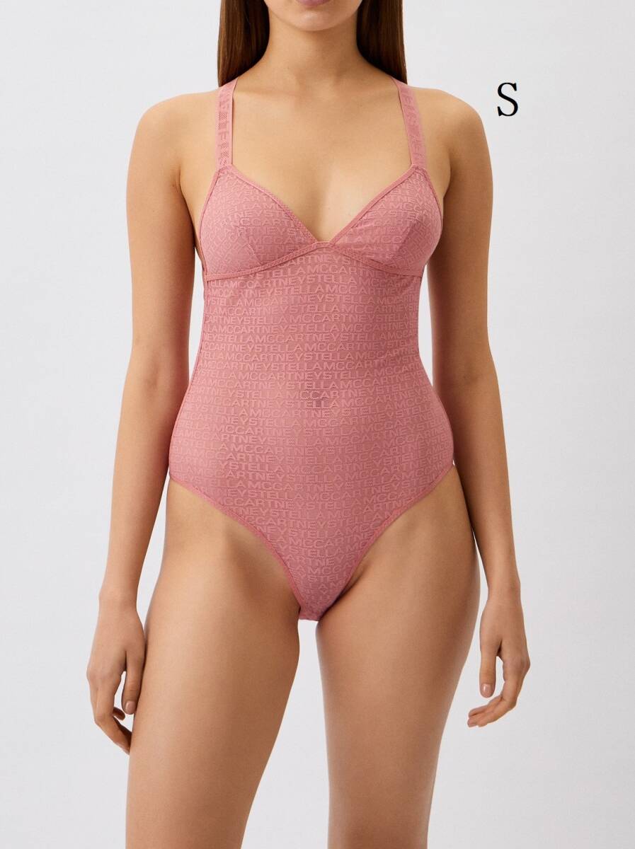 S☆Stella McCartney(ステラマッカートニー)  海外高級ランジェリー ボディースーツ ピンク拍卖