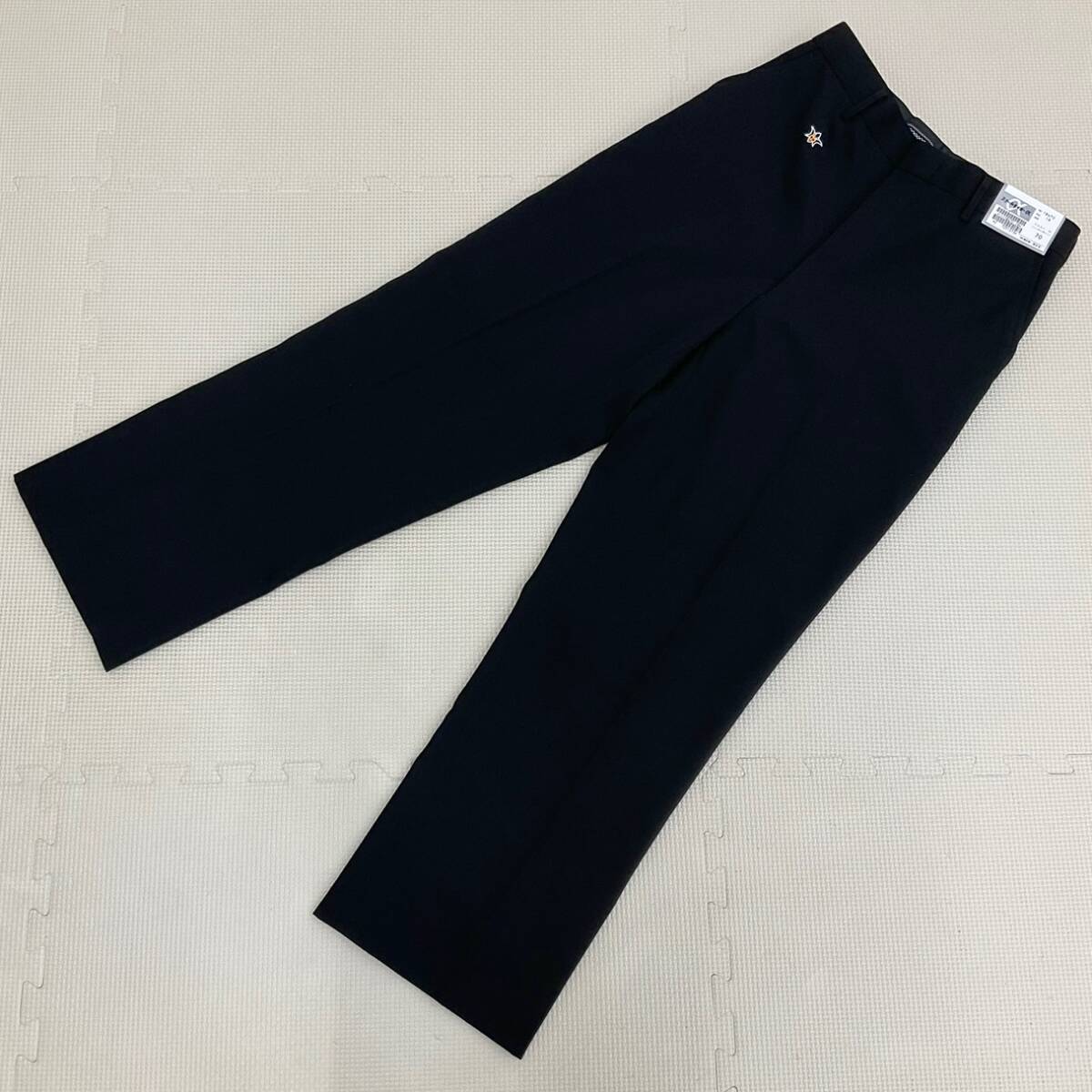 (未使用品) 福島県 南相馬市立小高中学校 冬ズボン ◆W70◆股下67◆冬用◆冬服◆黒◆スクールタイガーα◆制服◆学生服◆スクールズボン◆拍卖