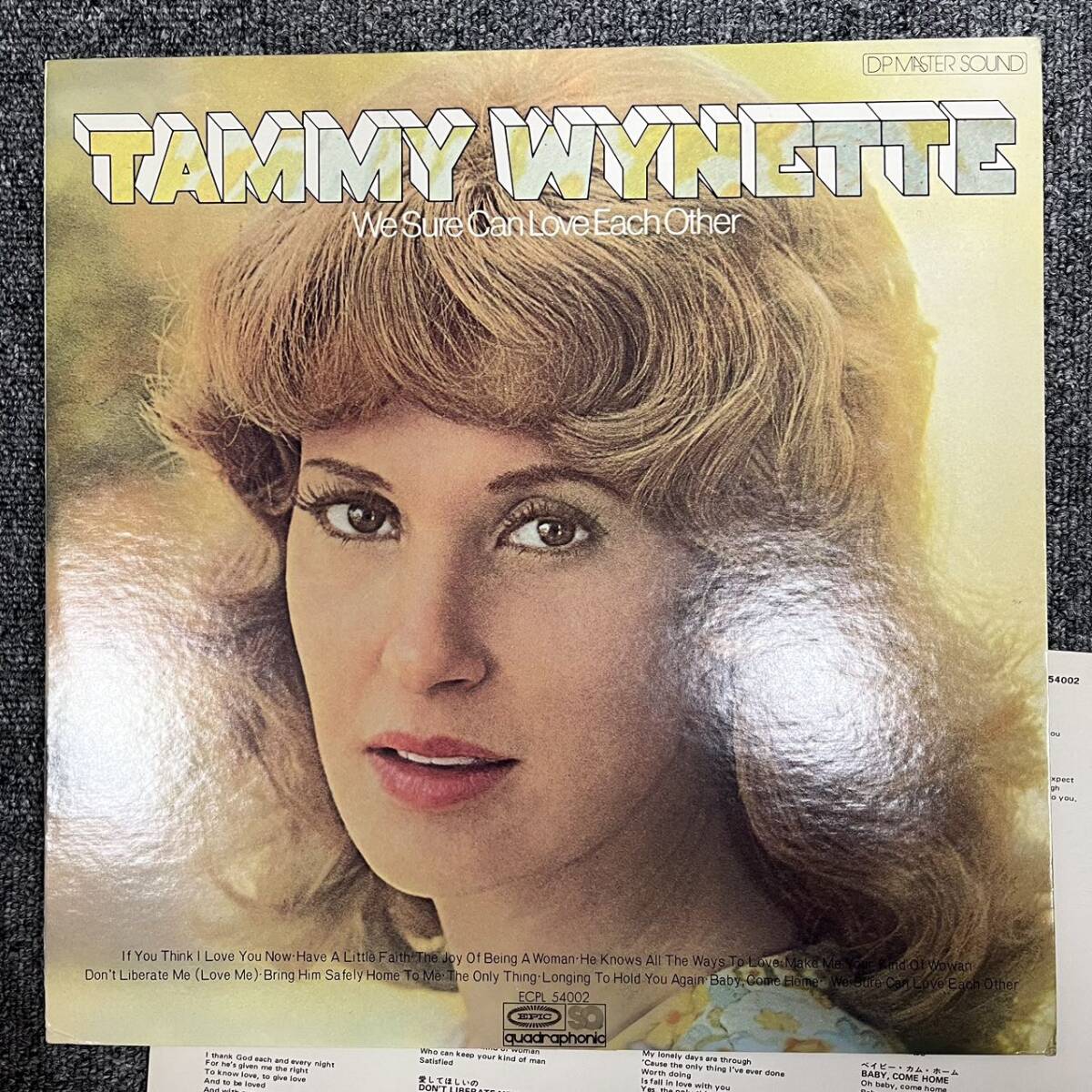 TAMMY WYNETTE タミー・ウィネット / WE SURE CAN LOVE EACH OTHER 貴方に愛を求めて 国内盤 B1108-008拍卖