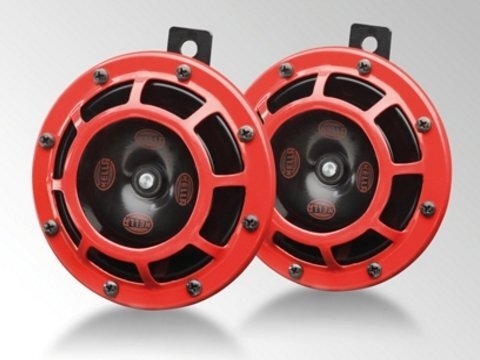 【M's】 HELLA スーパー トーン ホーン 051209 汎用品 12V車専用 ホーン2ピースセット ヘラ Super Tone Horn Set リレー付属 ツインホーン拍卖