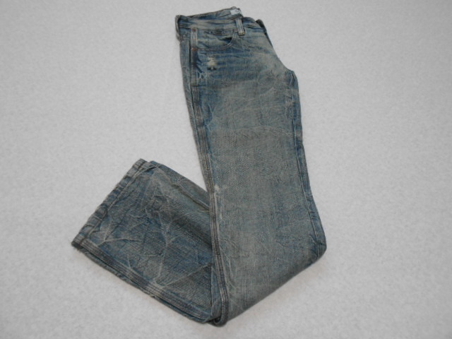 ★即決 送料無料 超美品 ギャル 1度のみ着用 qbc JEANS レディース デニム パンツ ジーンズ ボトムス ダメージ加工 26サイズ拍卖