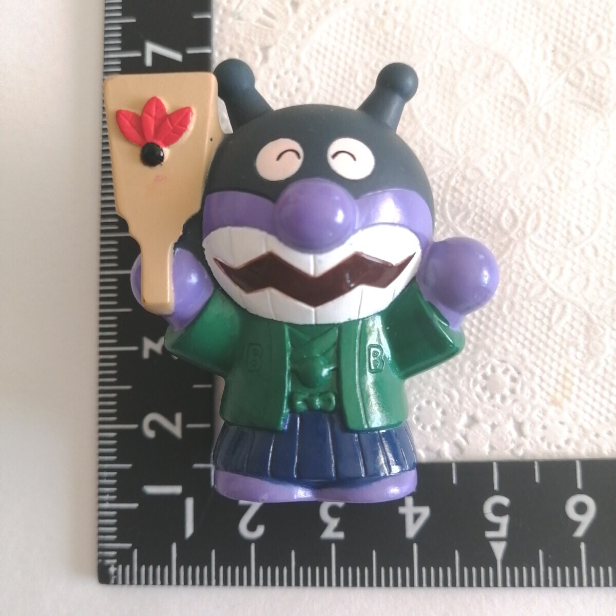 4r1108 バイキンマン 着物 羽子板 それいけ!アンパンマン 指人形拍卖