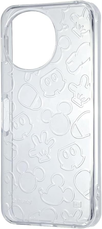 AQUOS sense9 ディズニー キラキラ ラメ 高透明 衝撃吸収 バンパー TPU ソフト ケース カバー ジャケット ミッキー アイコン 薄型 スリム拍卖