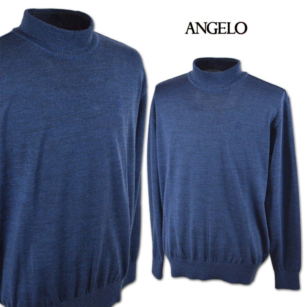 3割引【アンジェロ】メンズ ハイネックセーター LL(50) 紺 35-7822-04-47 ANGELO カジュアル ゴルフ 秋冬用 高級 おしゃれ 大きいサイズ @拍卖