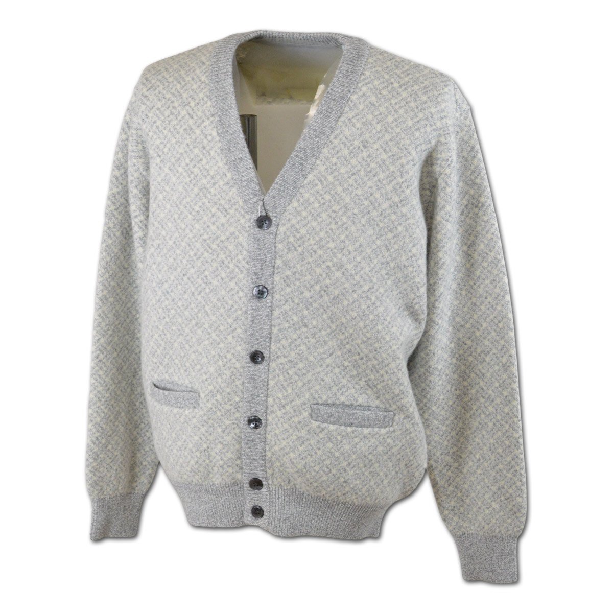 3割引【アンジェロ】メンズ カーディガン L(48) ライトグレー 35-7301-04-31 ANGELO カジュアル ゴルフ 秋冬用 高級 おしゃれ かっこいい @拍卖