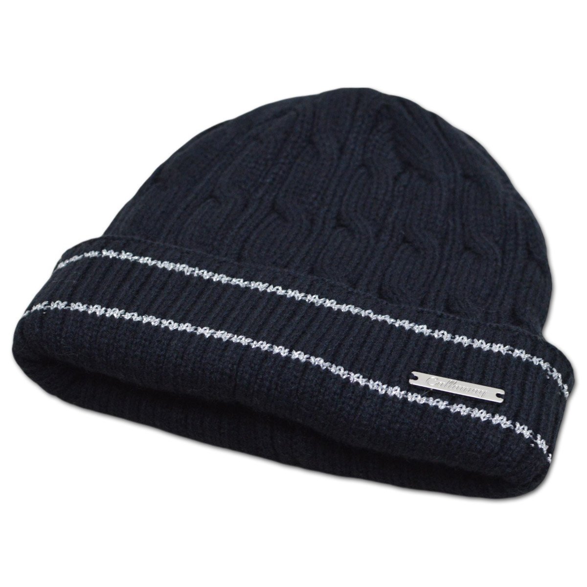 2024秋冬新作 キャロウェイ レディース ニット帽子 紺 C24291219-1120 callaway ビーニー ゴルフ カジュアル おしゃれ @拍卖