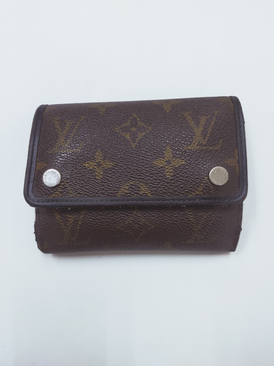 ルイヴィトン モノグラムマカサー ポルトフォイユコンパクト 折り財布 LOUIS VUITTON拍卖