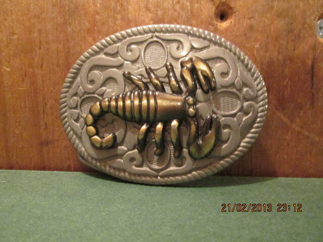 新品 展示品 バックル メンズ ベルト サソリ 4cm用バックル 拍卖