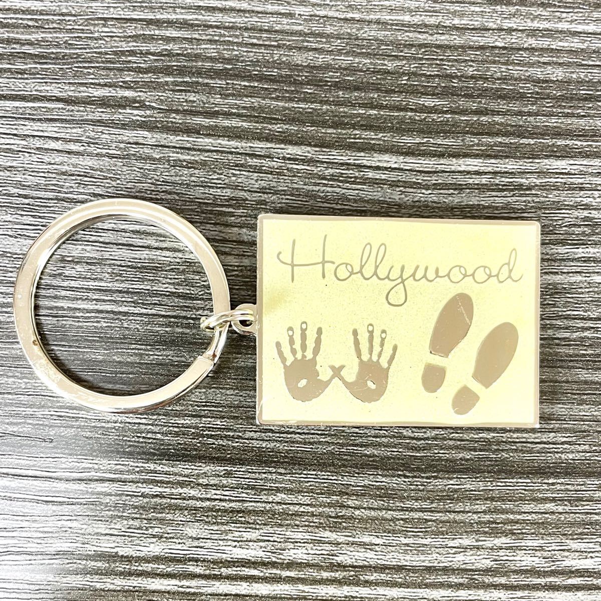 【未使用・自宅保管】アメリカ USA カリフォルニア ロサンゼルス Hollywood ハリウッド キーホルダー キーリング拍卖