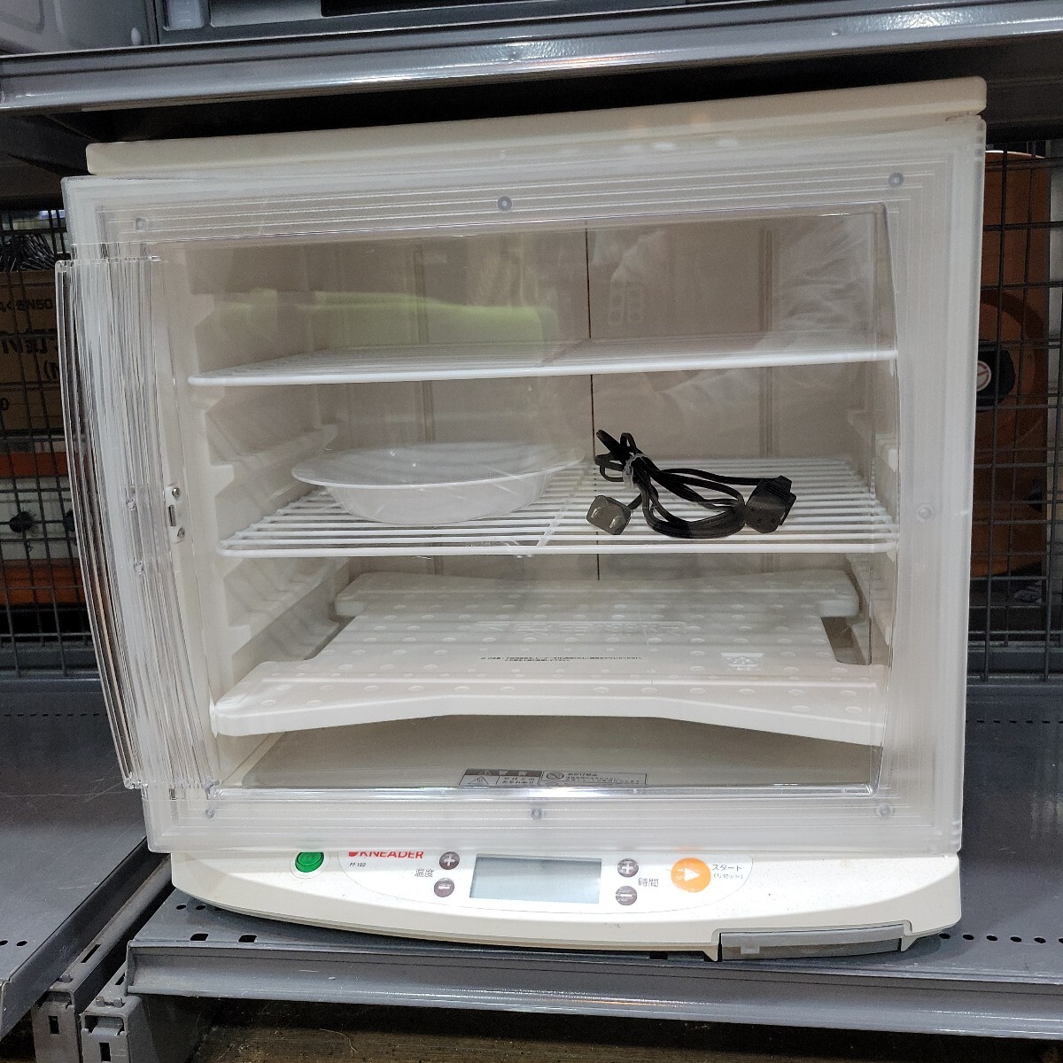 №7704 在庫ラスト USED 動作OK 日本ニーダ KNEADER PF102 洗えてたためる発酵器 家庭用拍卖