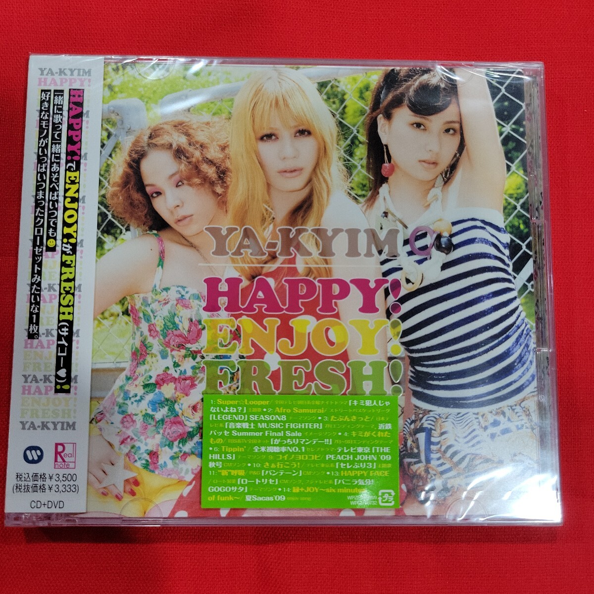 №7770 送料無料 未開封 CD+DVD YA-KYIM HAPPY!ENJOY!FRESH! 拍卖