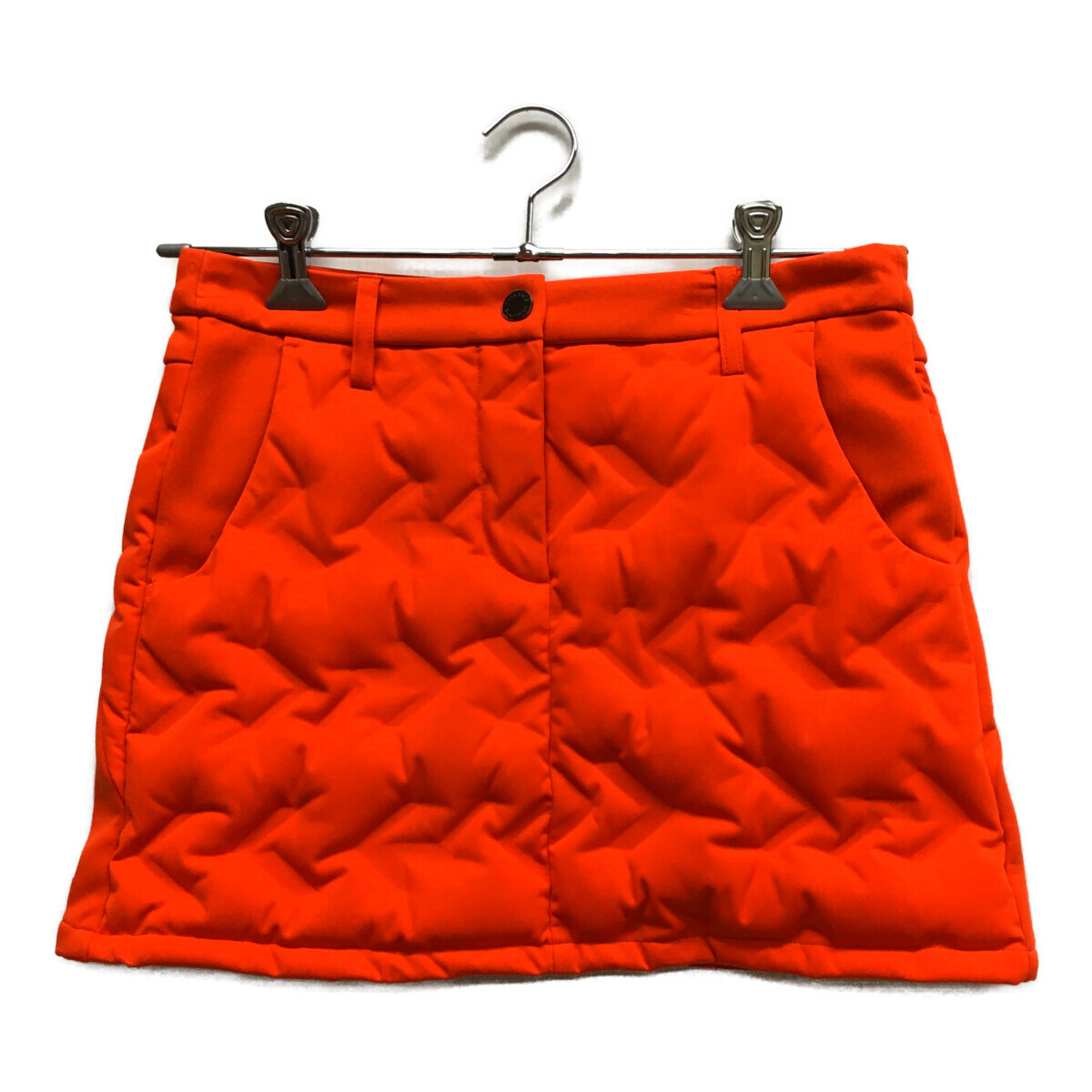coco 中古【SALE】デサントゴルフ DESCENTE GOLF レディース スカート S オレンジ ダウン入 裏起毛 防寒 レターパックプラス発送可 K2769拍卖