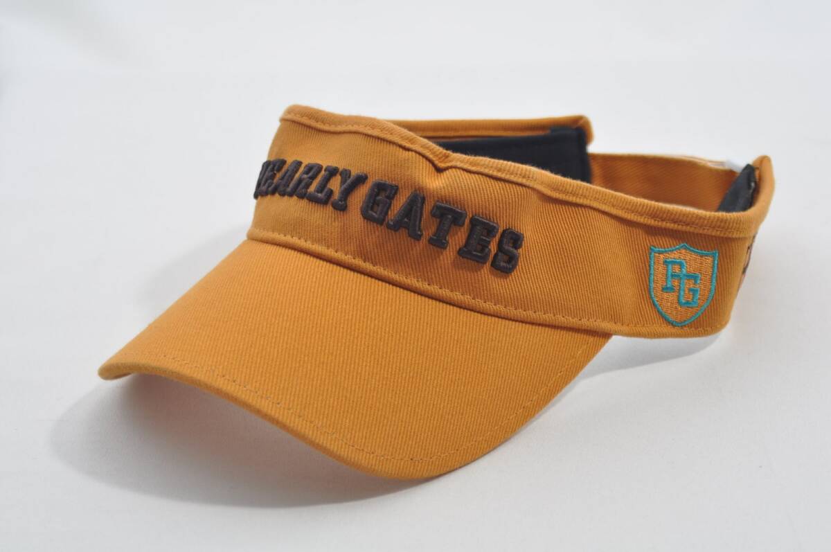 coco 中古【値下げ】 パーリーゲイツ PEARLY GATES サンバイザー フリー ブラウン系 茶系 レターパックプラス発送可 81192拍卖
