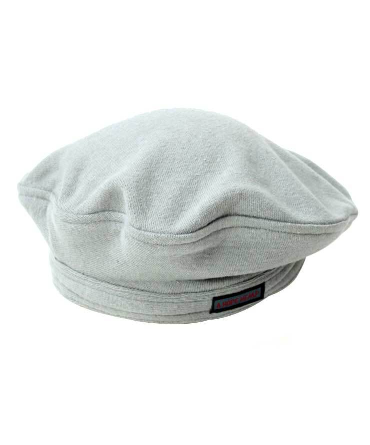 < クールグレー > ア ホープヘンプ 帽子 ベレー帽 A HOPE HEMP ヘンプコットン ベレー帽 HZG-018コットン 無地拍卖