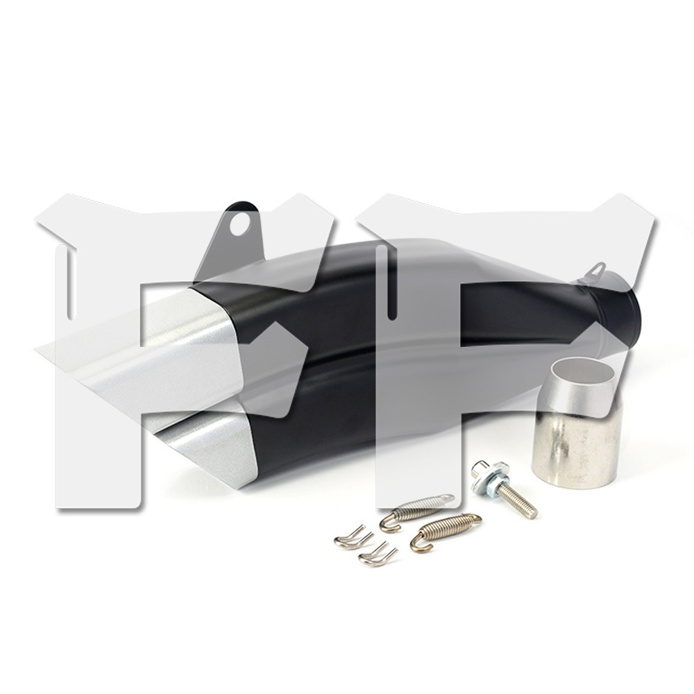 送料無料● オートバイ エキゾーストパイプー DB バイクマフラー 排気管 上下2段ショットガン XRE 300 CRF 230 MT09 MT03 R1 R6 NMAX 汎用拍卖