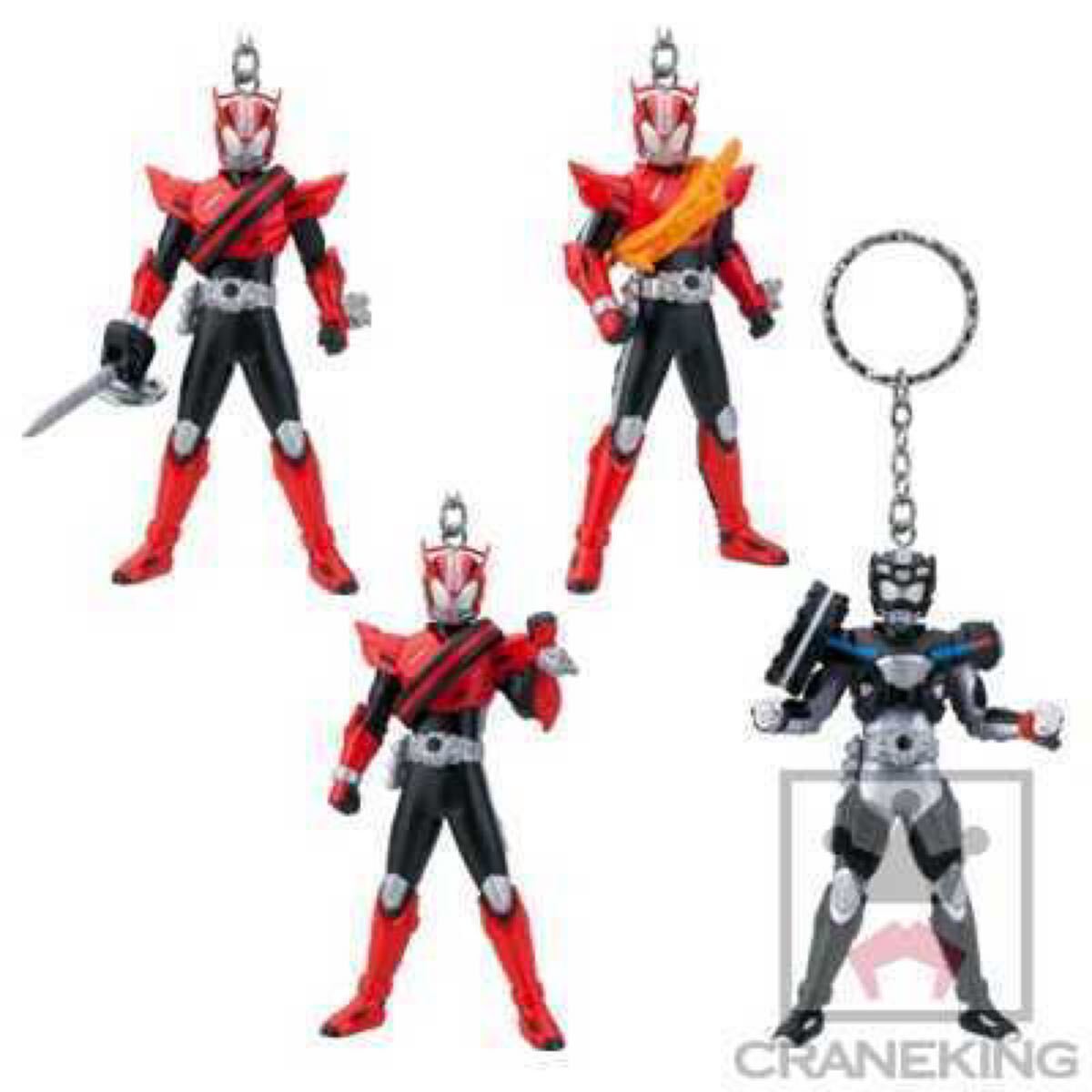 仮面ライダードライブ リアルフィギュアキーホルダー 全4種セット プライズ品拍卖