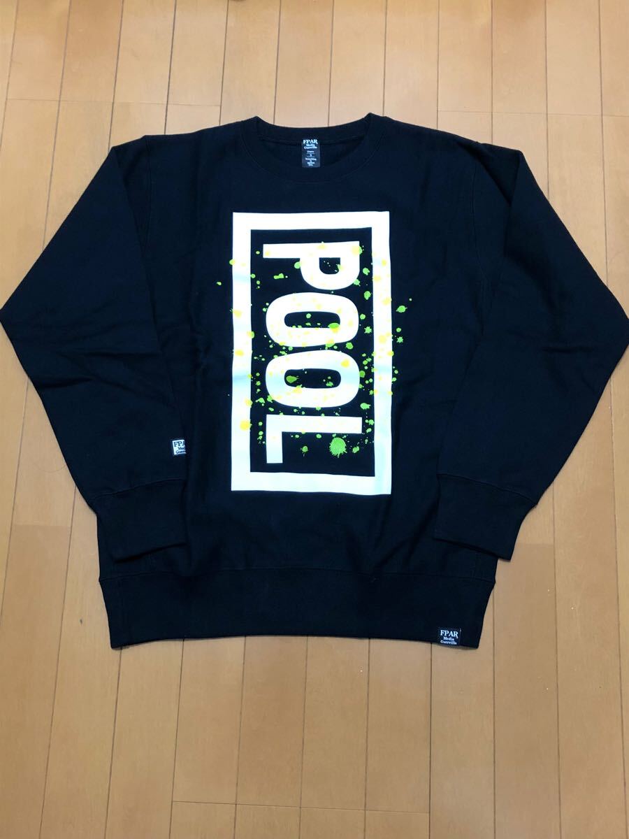 FPAR x the POOL aoyama 限定スウェット サイズ3 Lサイズ 新品未使用品 タグ付き ブラック拍卖
