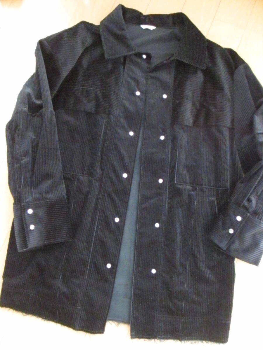 【新品同様】NUI VARY VASE 日本製 コーデュロイシャツ風 オーバーサイズアウター 神戸セレクトショップ 25000円拍卖