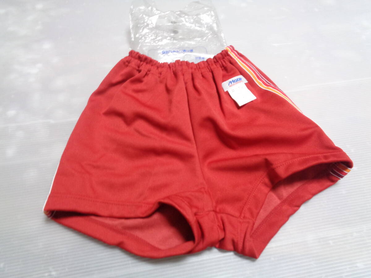 140 赤オレンジ メイト アシックス デポルテ 短パン ショートパンツ 昭和レトロ 未使用拍卖
