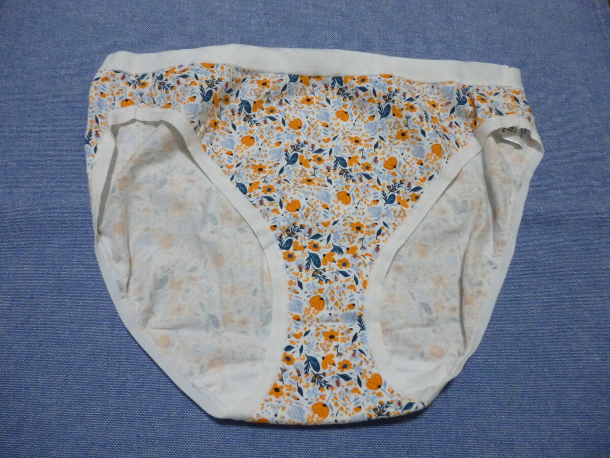 シンプル ビキニ ショーツ 花柄 M 白拍卖