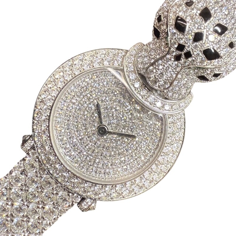 カルティエ Cartier ラ パンテール ドゥ カルティエ ウォッチ HPI01425 K18ホワイトゴールド 腕時計 レディース 中古拍卖