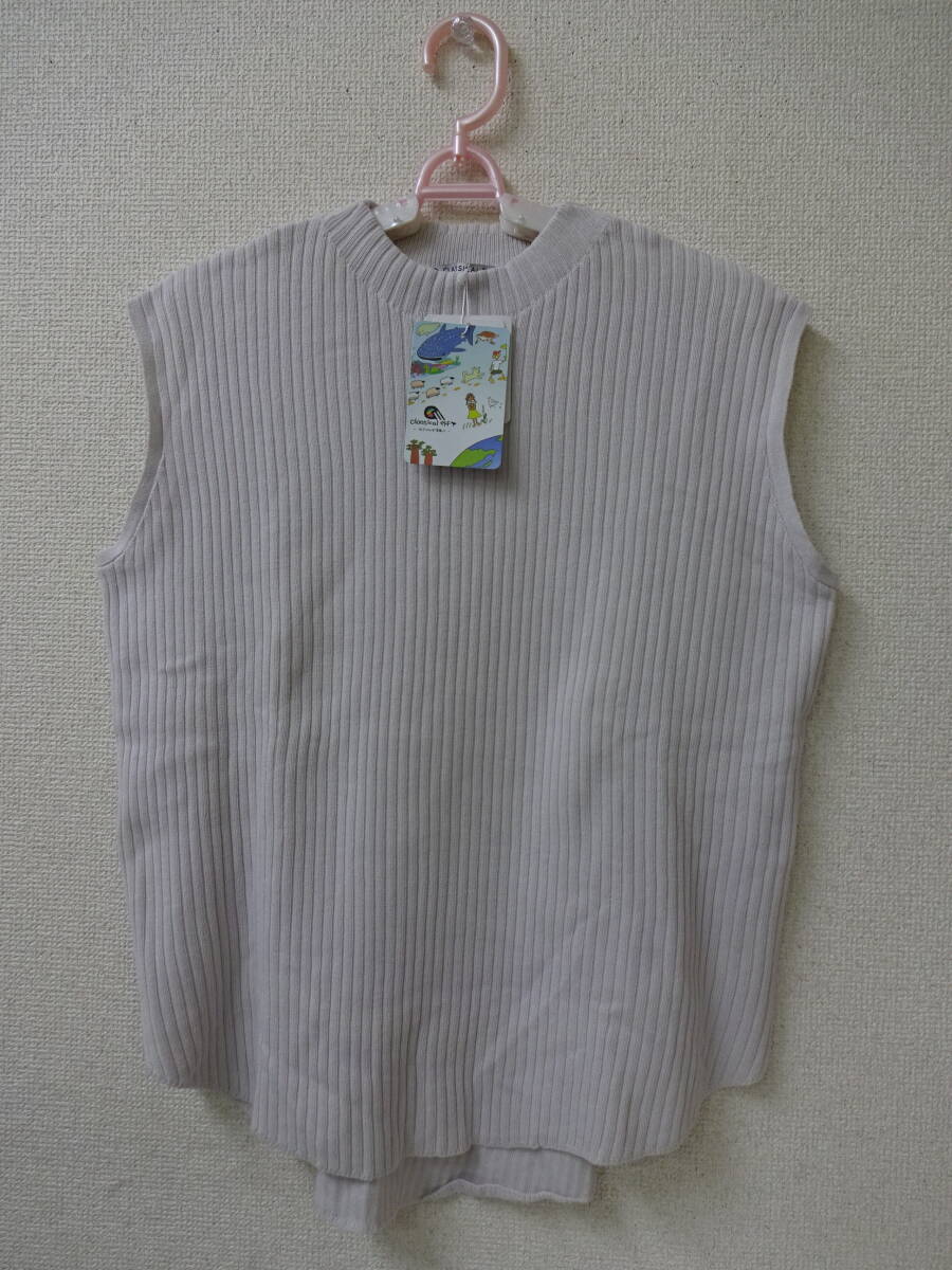 classical elf クラシカルエルフ レディース ノースリーブ アイスグレー XL バスト93cmー101cm 身長154ー162cm拍卖