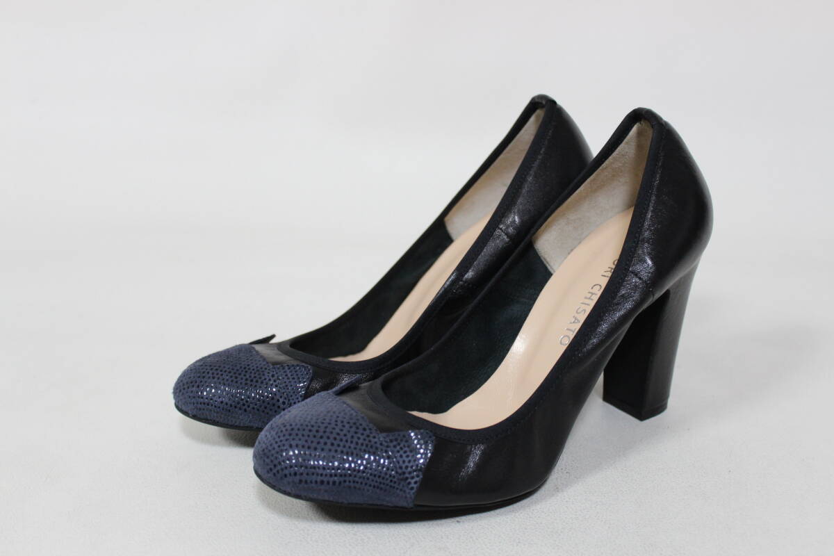 11■ツモリチサト 本革ネコパンプス(40)美品拍卖