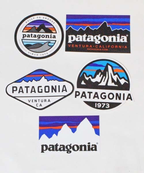 訳あり パタゴニア ステッカー 5種セット PATAGONIA STICKERS SET スコープ ショップ リベットロゴ フィッツロイ ベンチュラ シール 新品拍卖