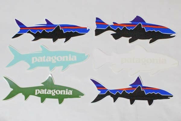 訳あり パタゴニア 魚 ステッカー 6種セット PATAGONIA FISH STICKERS SET フィッツロイ トラウト ボーンフィッシュ ターポン シール 新品拍卖