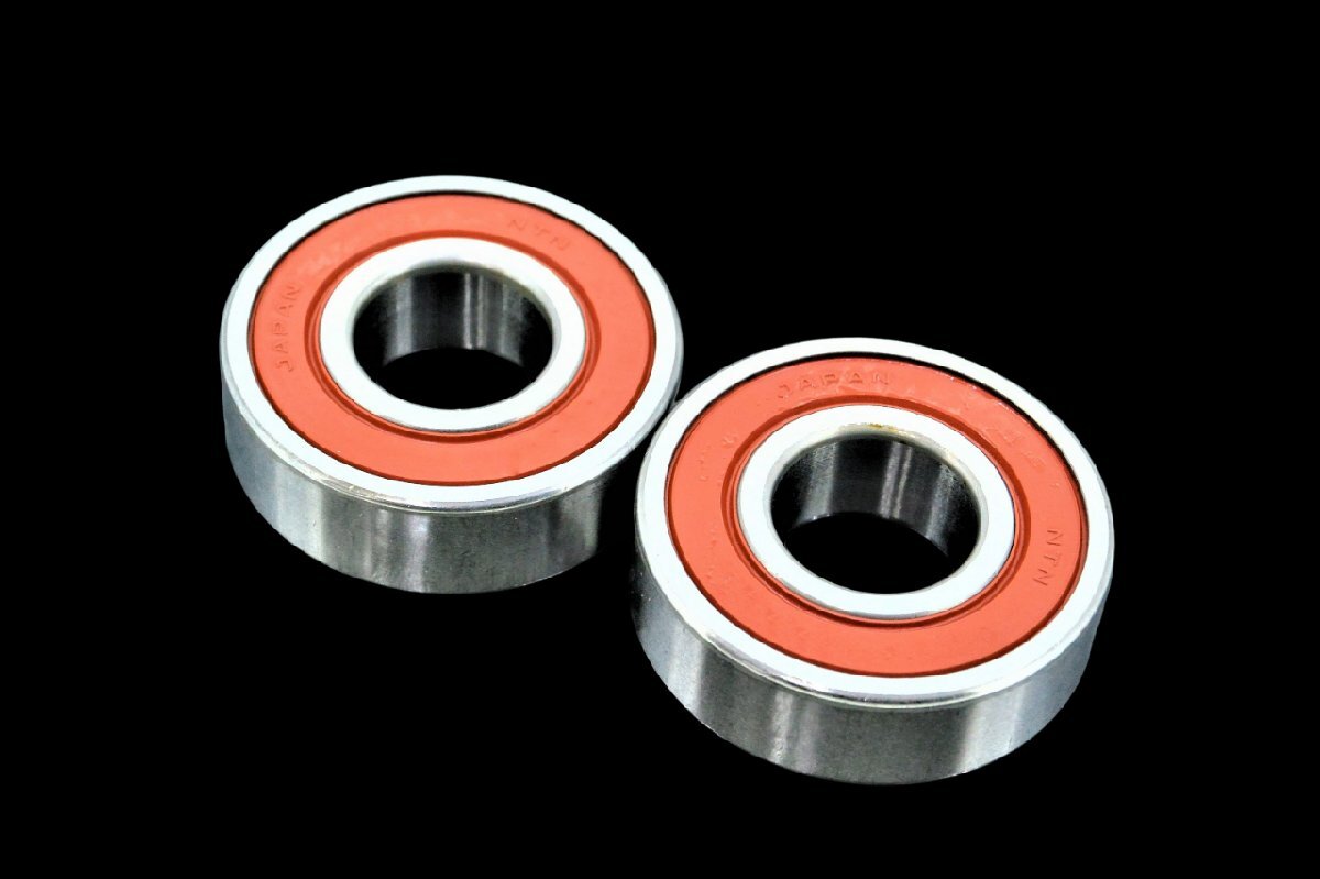 ヤマハ パッソル (2E9) 用 NTN 耐久性 LLU フロントホイールベアリングセット 2個(1台分)拍卖