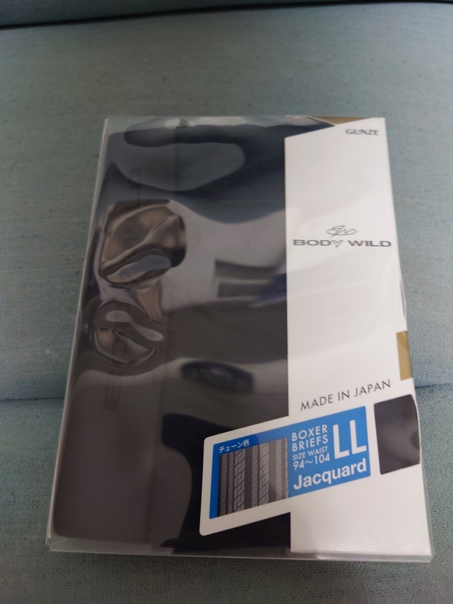 BODYWILD ボディワイルド ボクサーブリーフ グンゼ ボクサーパンツ ボディーワイルド BODY WILD BWE099Q ジャカード ブラック拍卖