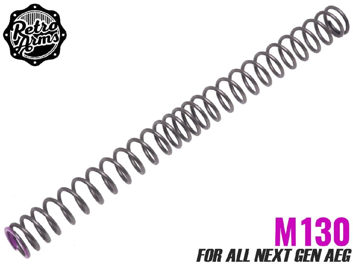 RA-AE-163 RETRO ARMS SiCr 不等ピッチ スプリング 次世代用 M130拍卖